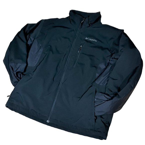 Men's Columbia Insulated Softshell Jacket, Black, Size L - Picture 4 of 16